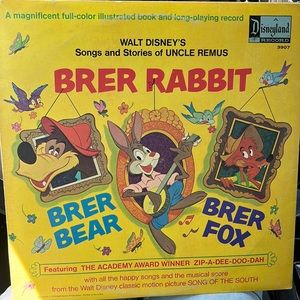 Walt Disney’s Brer Rabbit Vinyl Album 1970 release